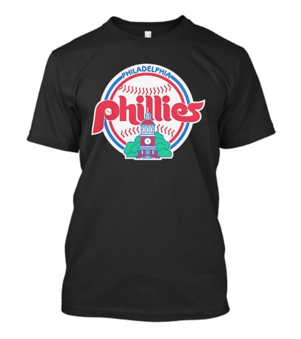 Philadelphia Phillies Independence Hall Baseball Team T-Shirt