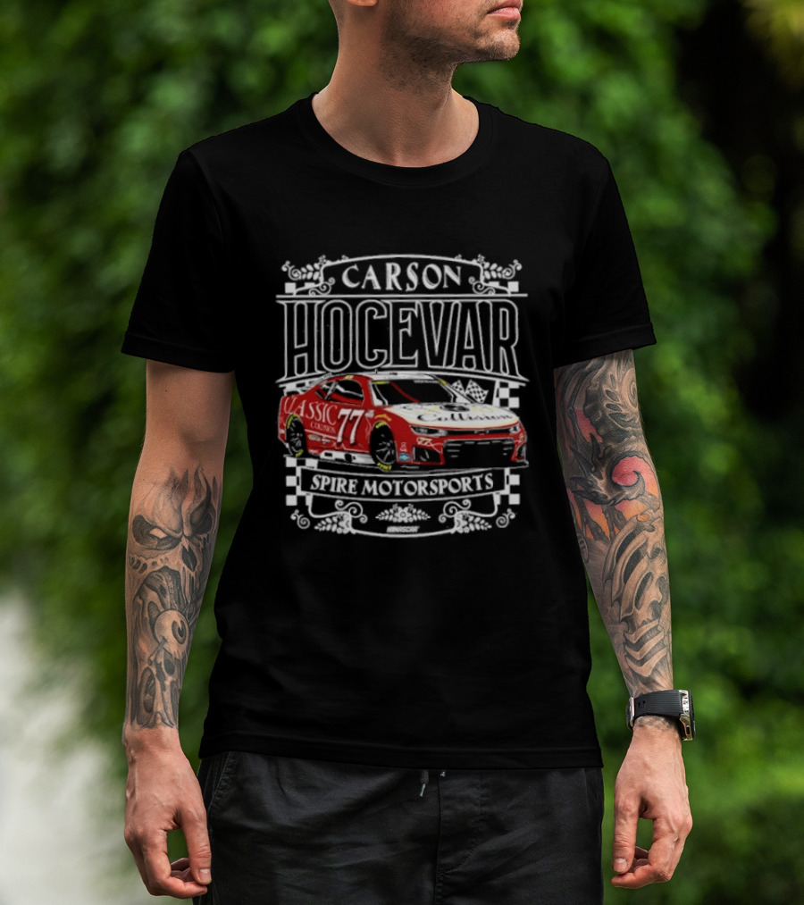 Carson Hocevar #77 Classic Collision Spire Motorsports T-Shirt