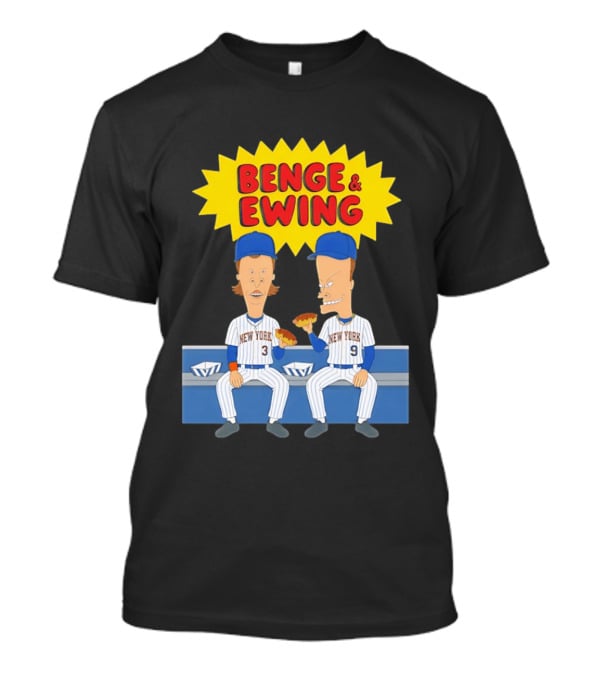 Benge & Ewing New York Mets Beavis And Butt Head T-Shirt