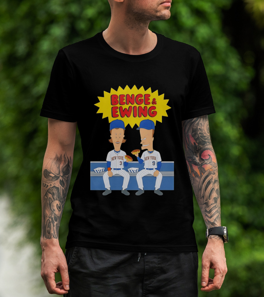 Benge & Ewing New York Mets Beavis And Butt Head T-Shirt