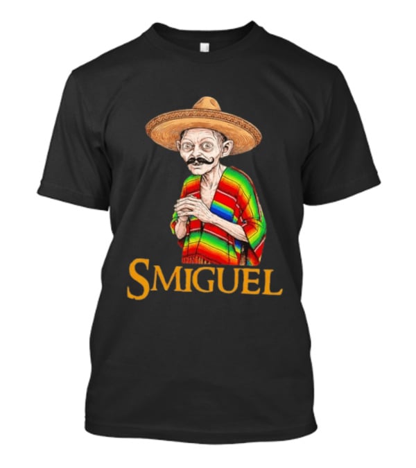 Smiguel Mexican Poncho Sombrero T-Shirt