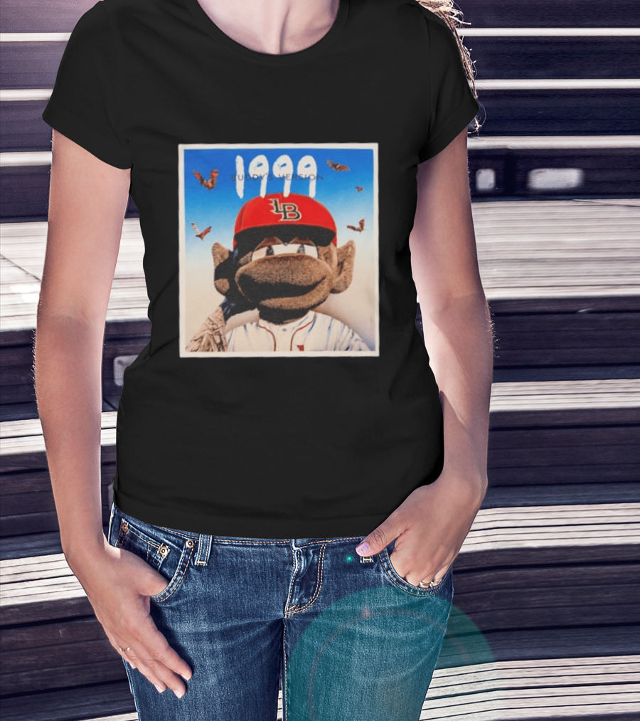 1999 Buddy's Version LB Red Cap Baseball T-Shirt