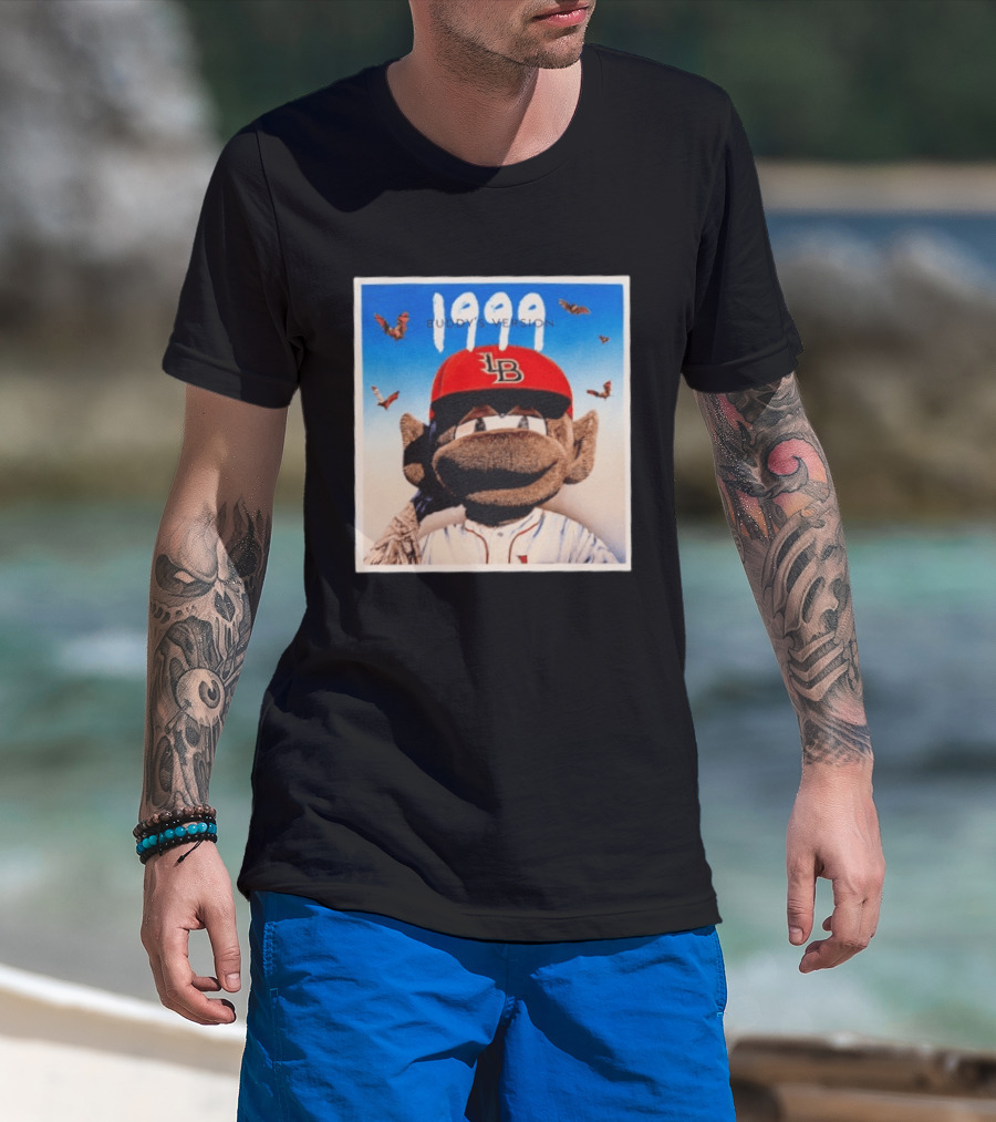 1999 Buddy's Version LB Red Cap Baseball T-Shirt