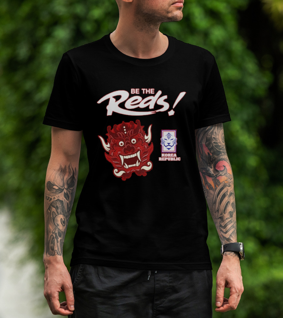 Korea Republic Be The Reds Taeguk Warriors Football Team T-Shirt