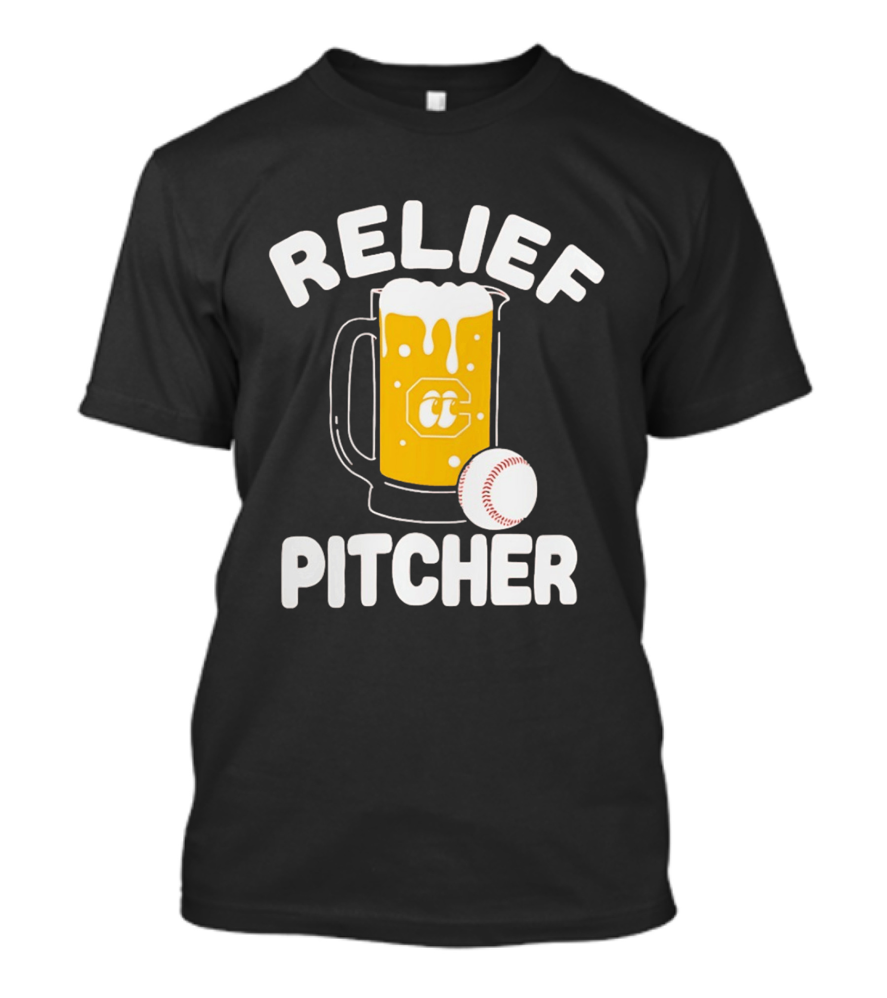 Chattanooga Lookouts Relief Pitcher Beer Baseball C T-Shirt