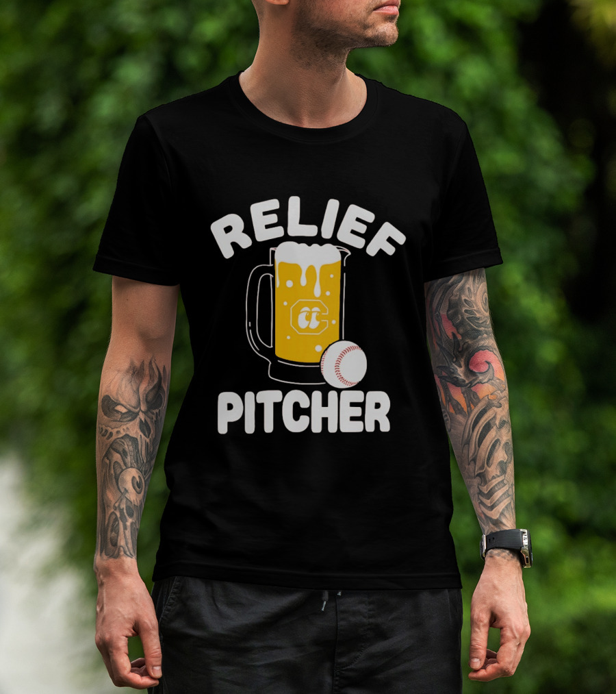 Chattanooga Lookouts Relief Pitcher Beer Baseball C T-Shirt