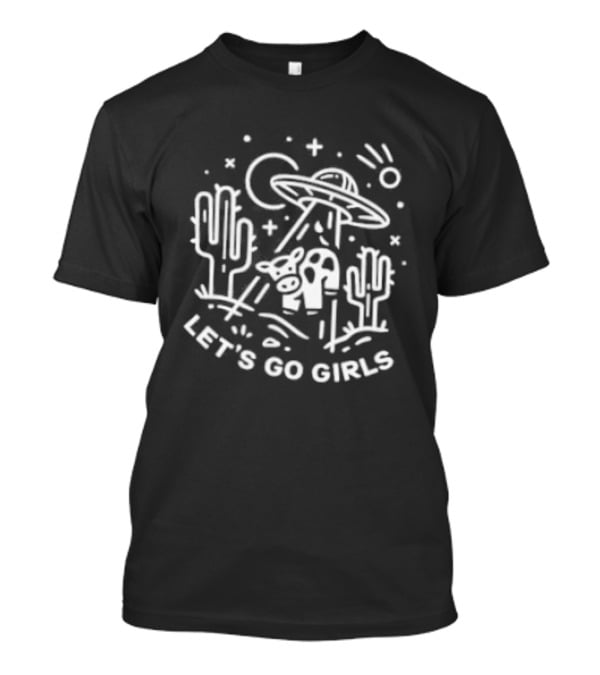 Cow Let’s Go Girls UFO T-Shirt
