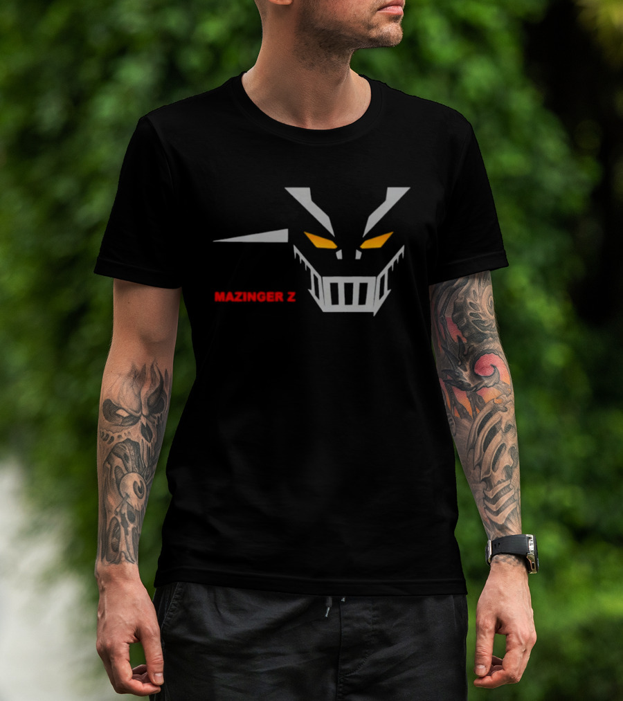 Mazinger Z Robot Face Iconic Mecha Anime T-Shirt