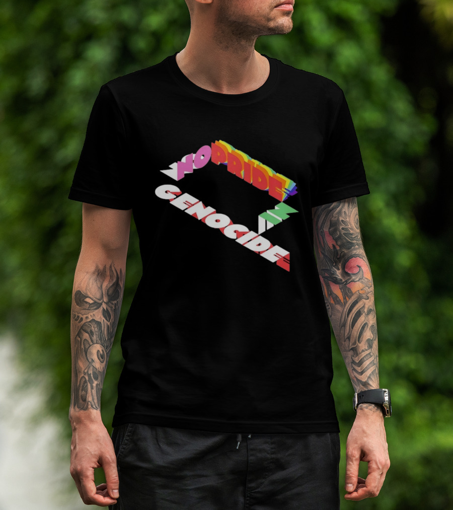 No Pride In Genocide Colorful 3D T-Shirt