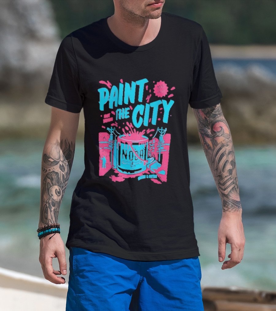 Paint The City Nola New Orleans Drew Orleans T-Shirt