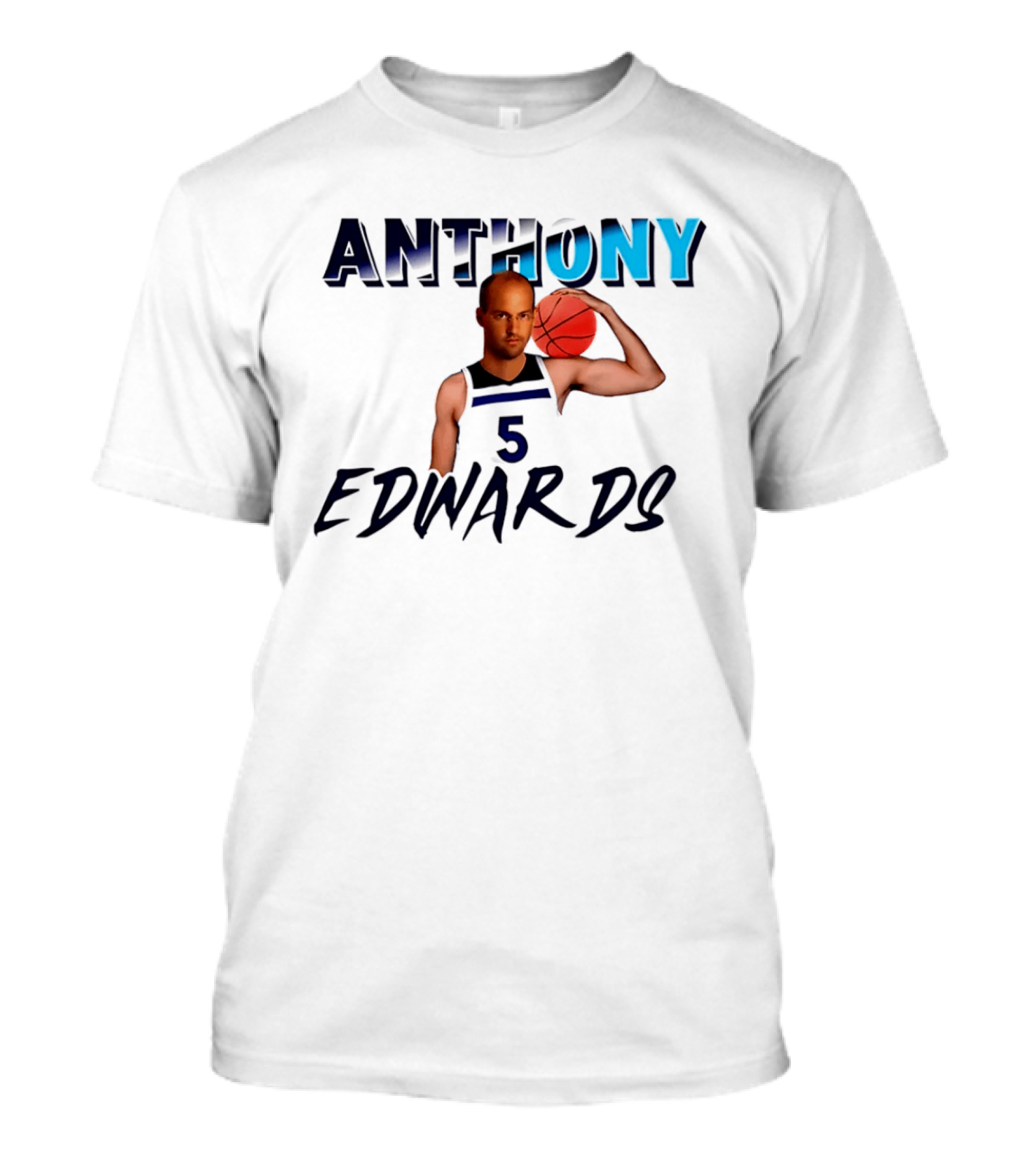 Anthony Edwards 5 Minnesota Timberwolves Basketball T-Shirt