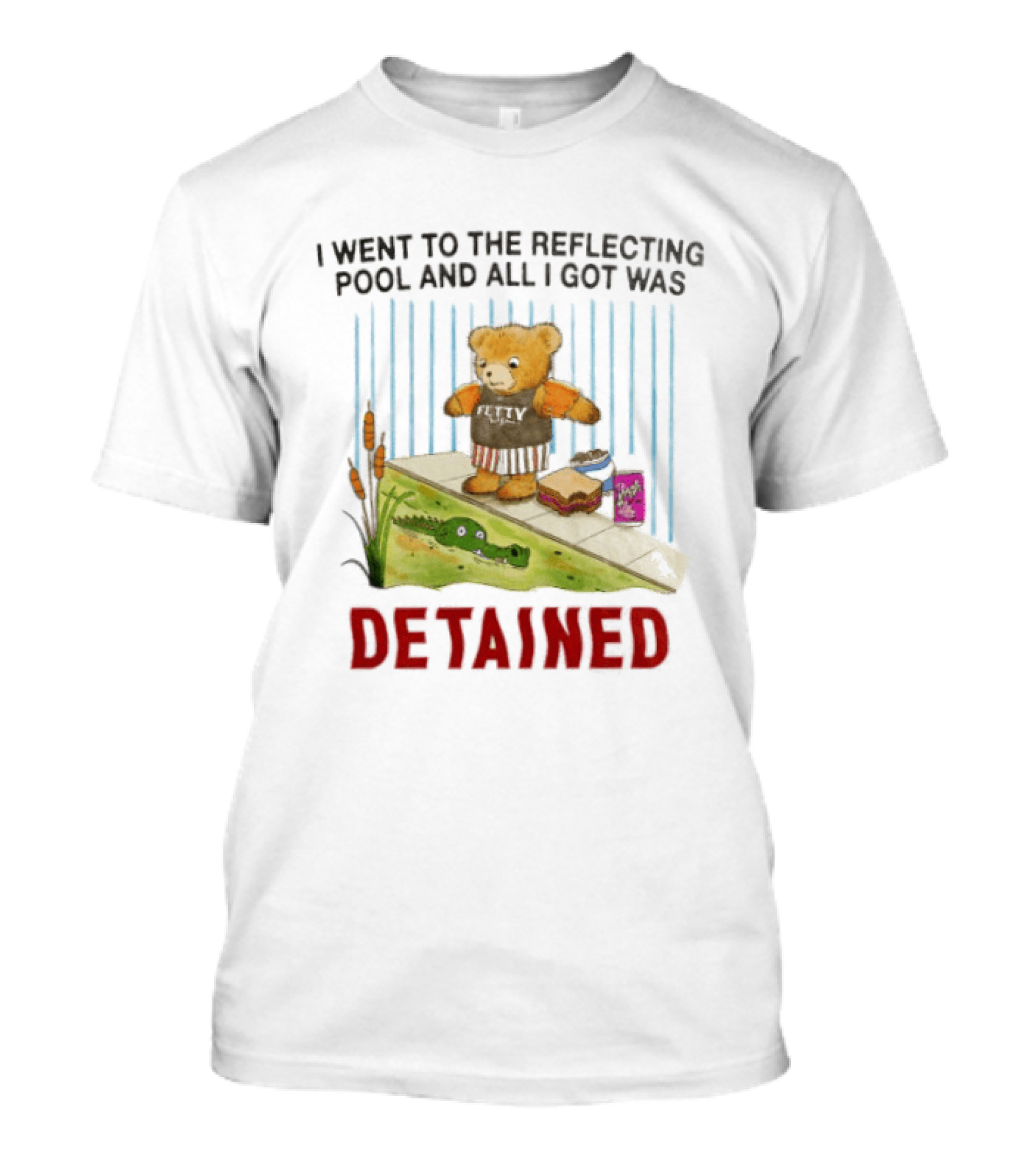 Bear I Went To The Reflecting Pool And All I Got Was Detained T-Shirt