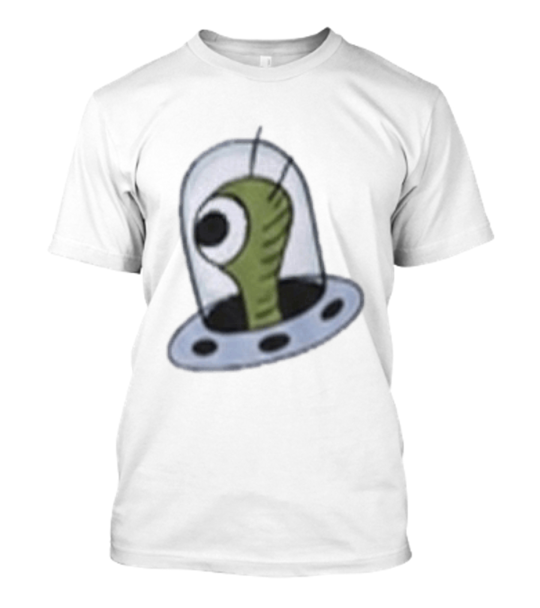 Bizarro Secret UFO Alien Spaceship T-Shirt