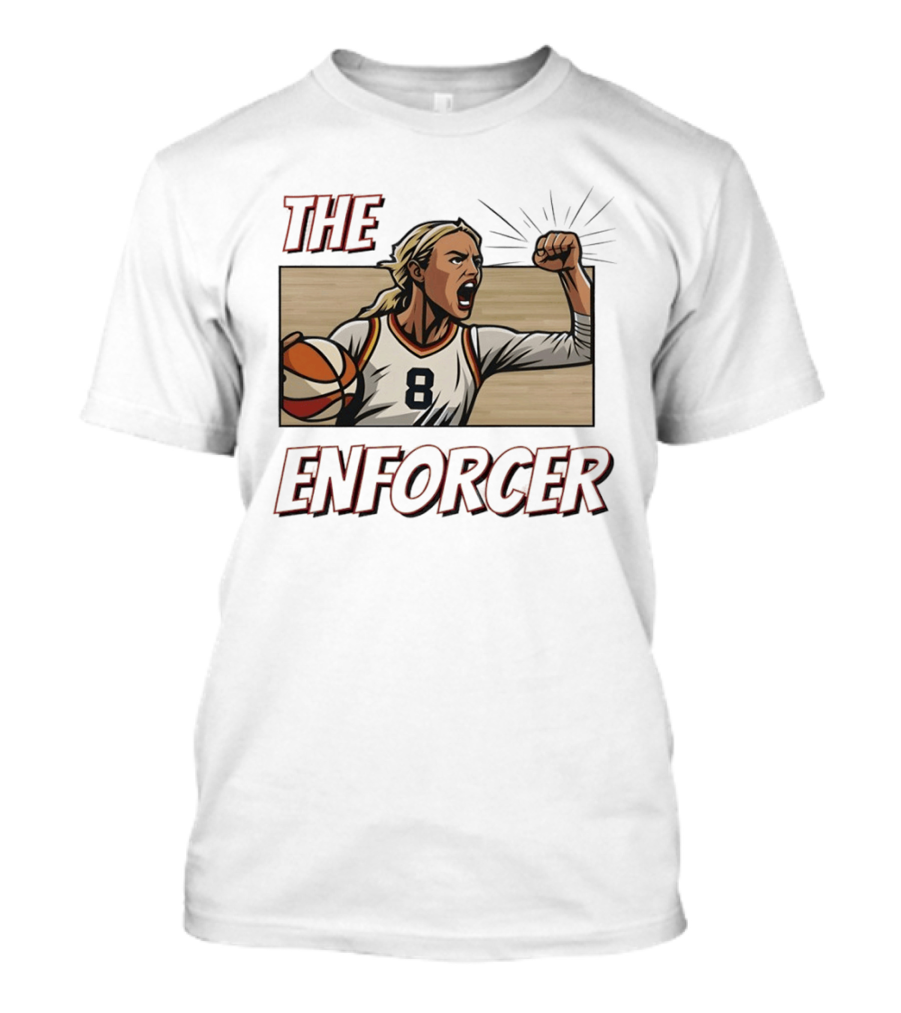 The Enforcer Basketball Player 8 Indiana Star Sophie T-Shirt