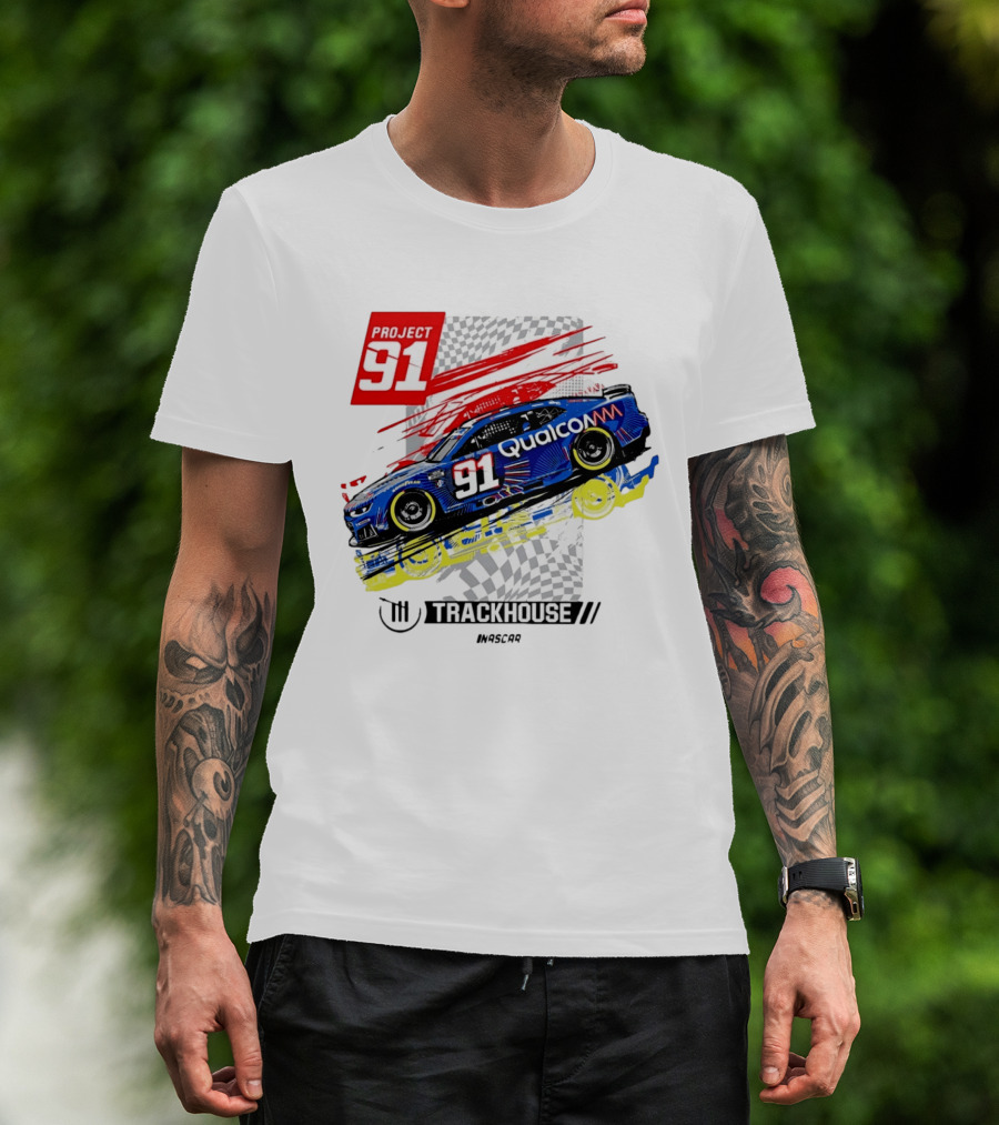 Project 91 Trackhouse Racing Qualcomm NASCAR T-Shirt