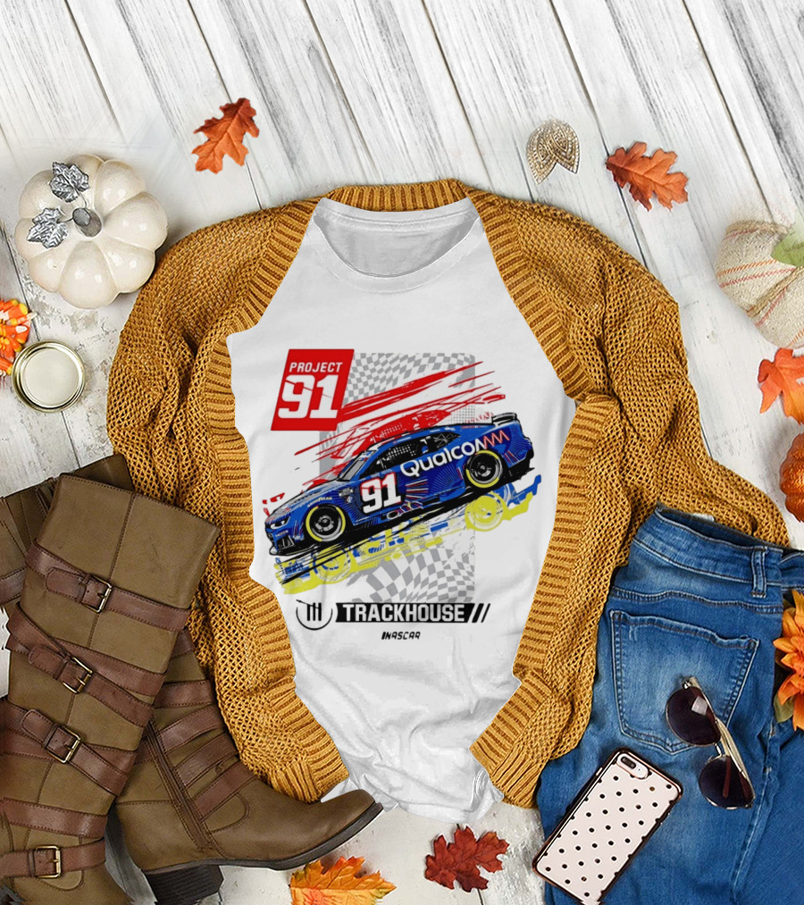 Project 91 Trackhouse Racing Qualcomm NASCAR T-Shirt