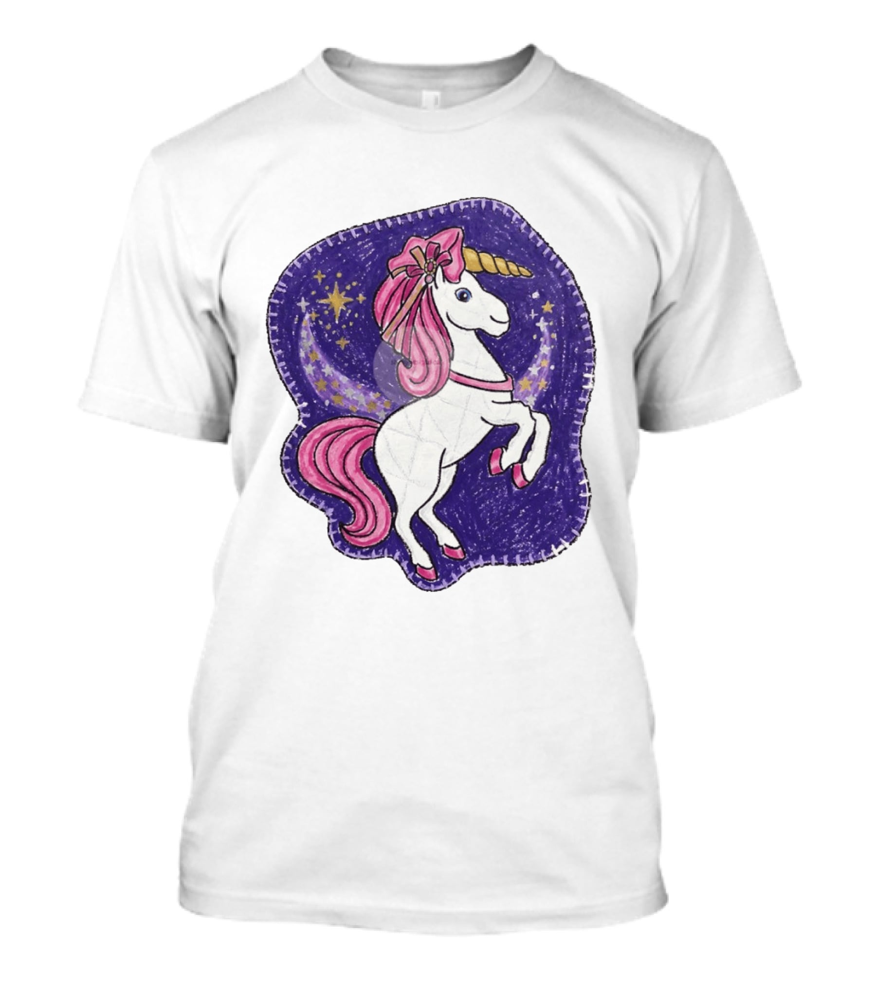 Lizzie Unicorn Dreams Come True Disney Starry Night T-Shirt