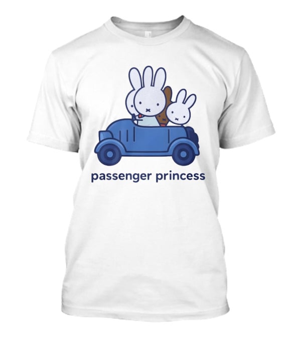Miffy Passenger Princess Bunny Rabbit Car Ride T-Shirt