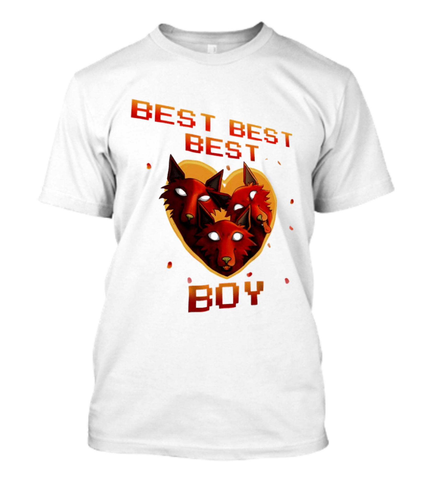 BEST BEST BEST BOY Fox Trio T-Shirt