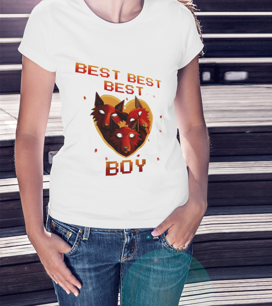 BEST BEST BEST BOY Fox Trio T-Shirt