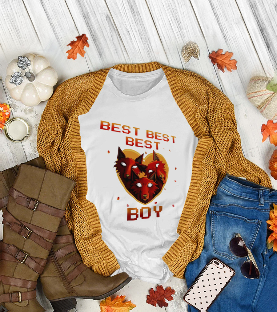 BEST BEST BEST BOY Fox Trio T-Shirt