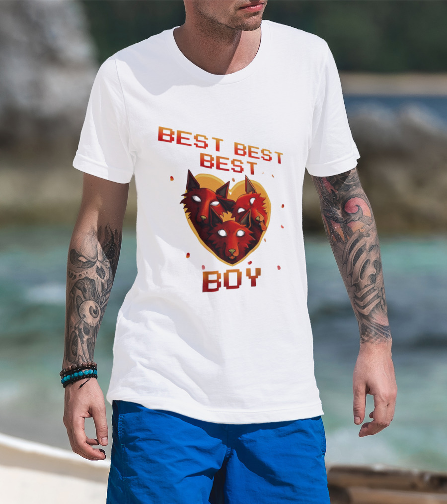 BEST BEST BEST BOY Fox Trio T-Shirt