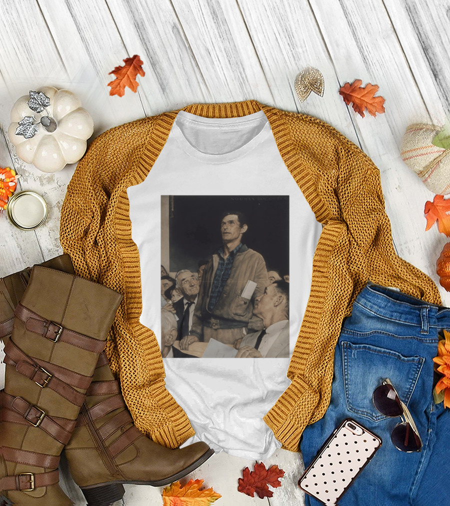 Norman Rockwell Four Freedoms 1943 Freedom of Speech Timeless T-Shirt