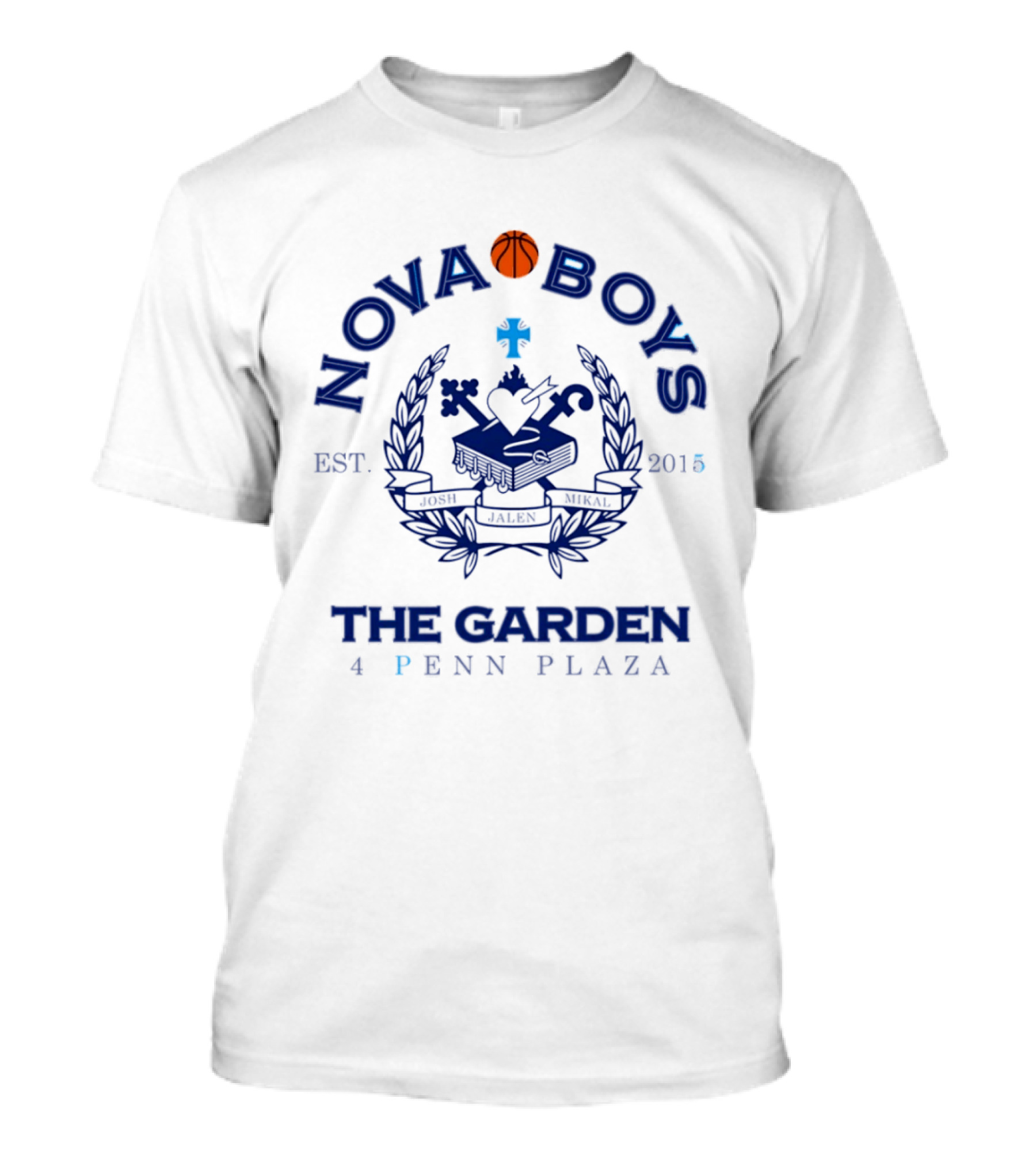 Nova Boys Collegiate Basketball The Garden 4 Penn Plaza Est 2016 T-Shirt