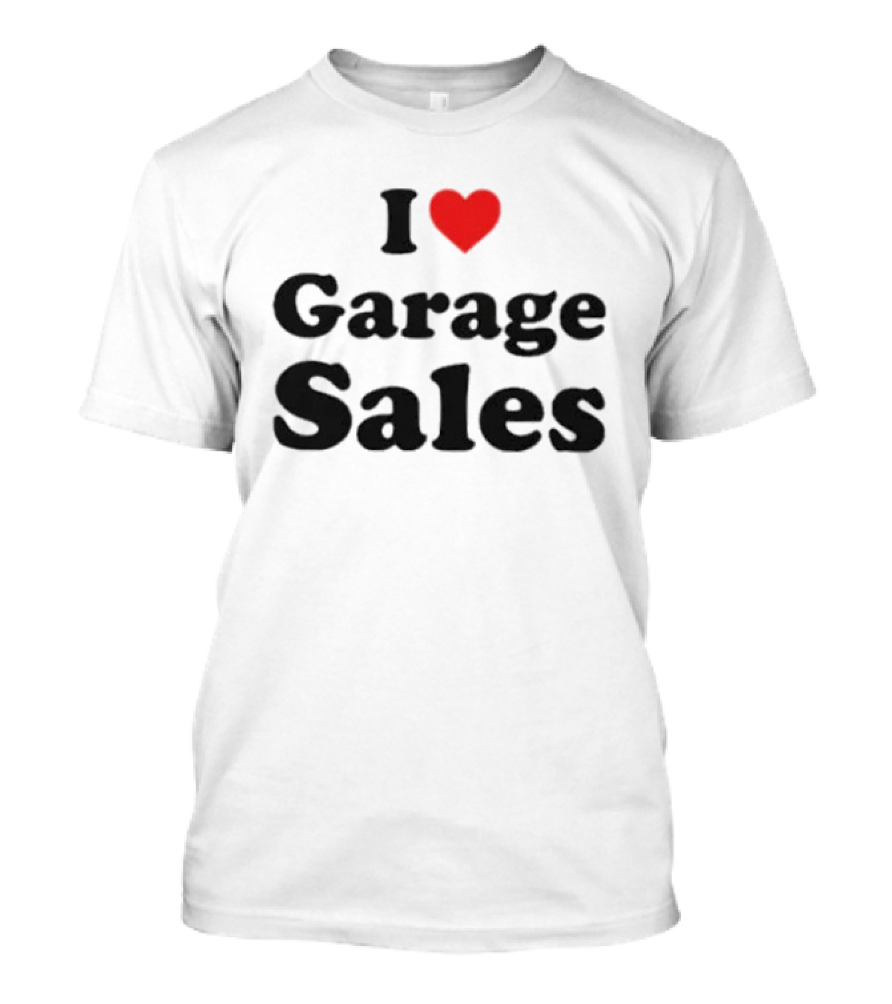 I Heart Garage Sales Retro Style Enthusiast Appeal T-Shirt