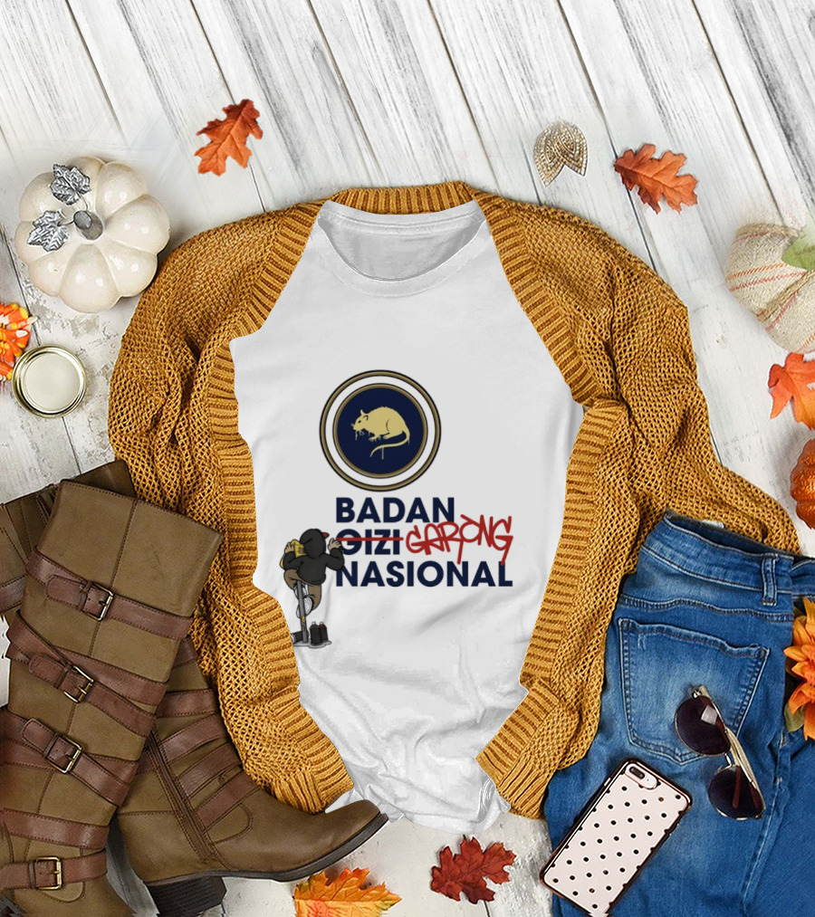 Badan Gizi Garong Nasional Indonesia Rat Symbol Satire T-Shirt