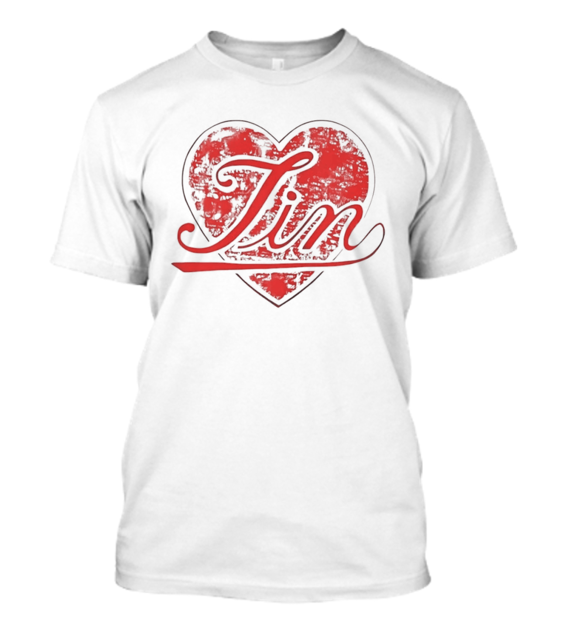 BTS Army Red Jin Heart T-Shirt