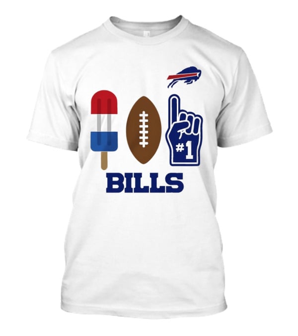 Buffalo Bills Football Popsicle Foam Finger 2026 Season T-Shirt