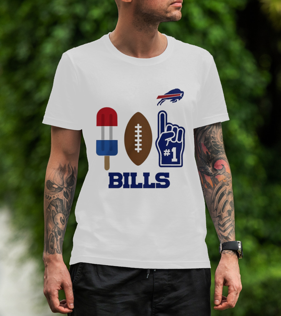 Buffalo Bills Football Popsicle Foam Finger 2026 Season T-Shirt
