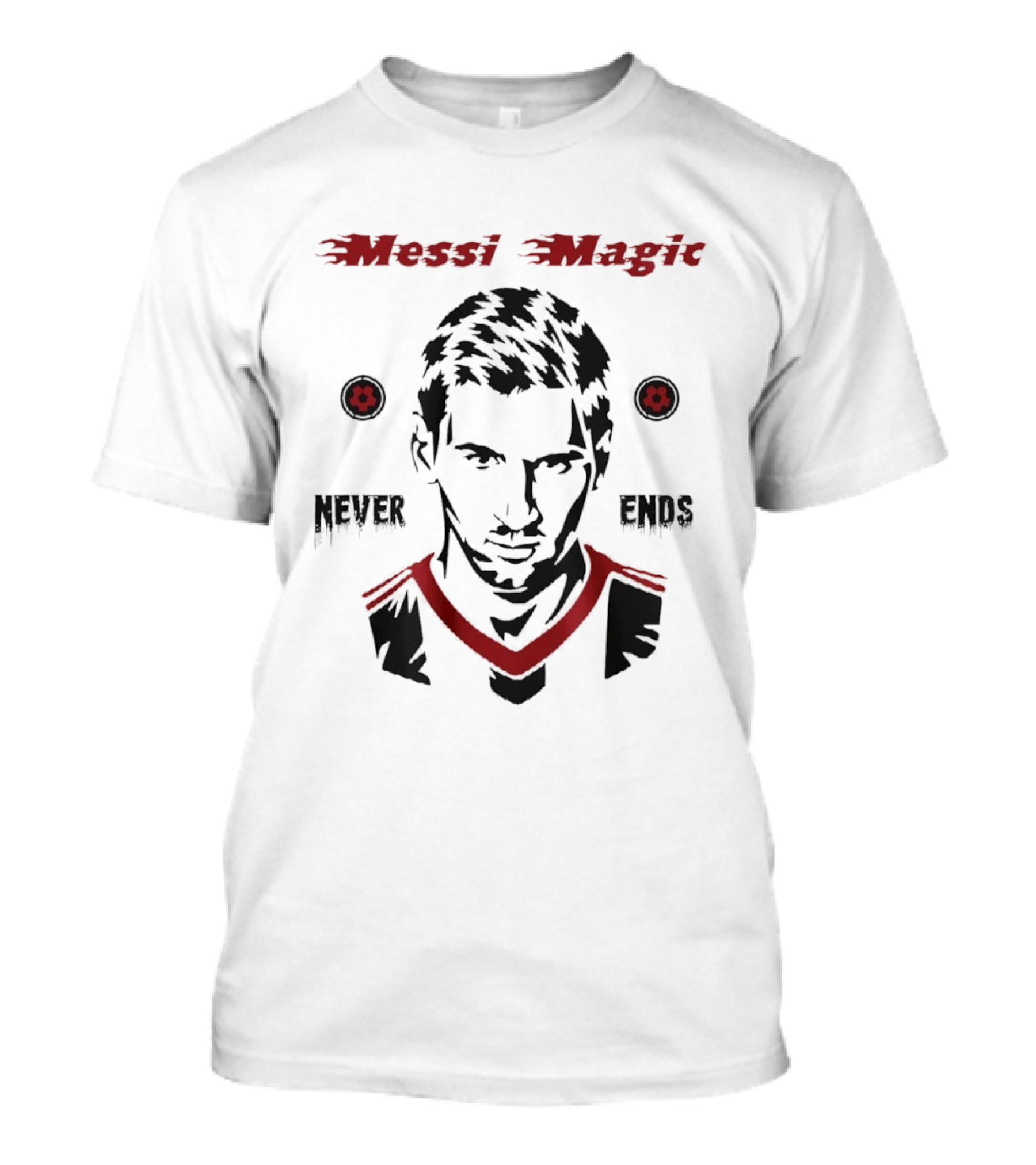 Messi Magic Never Ends Soccer Legendary T-Shirt