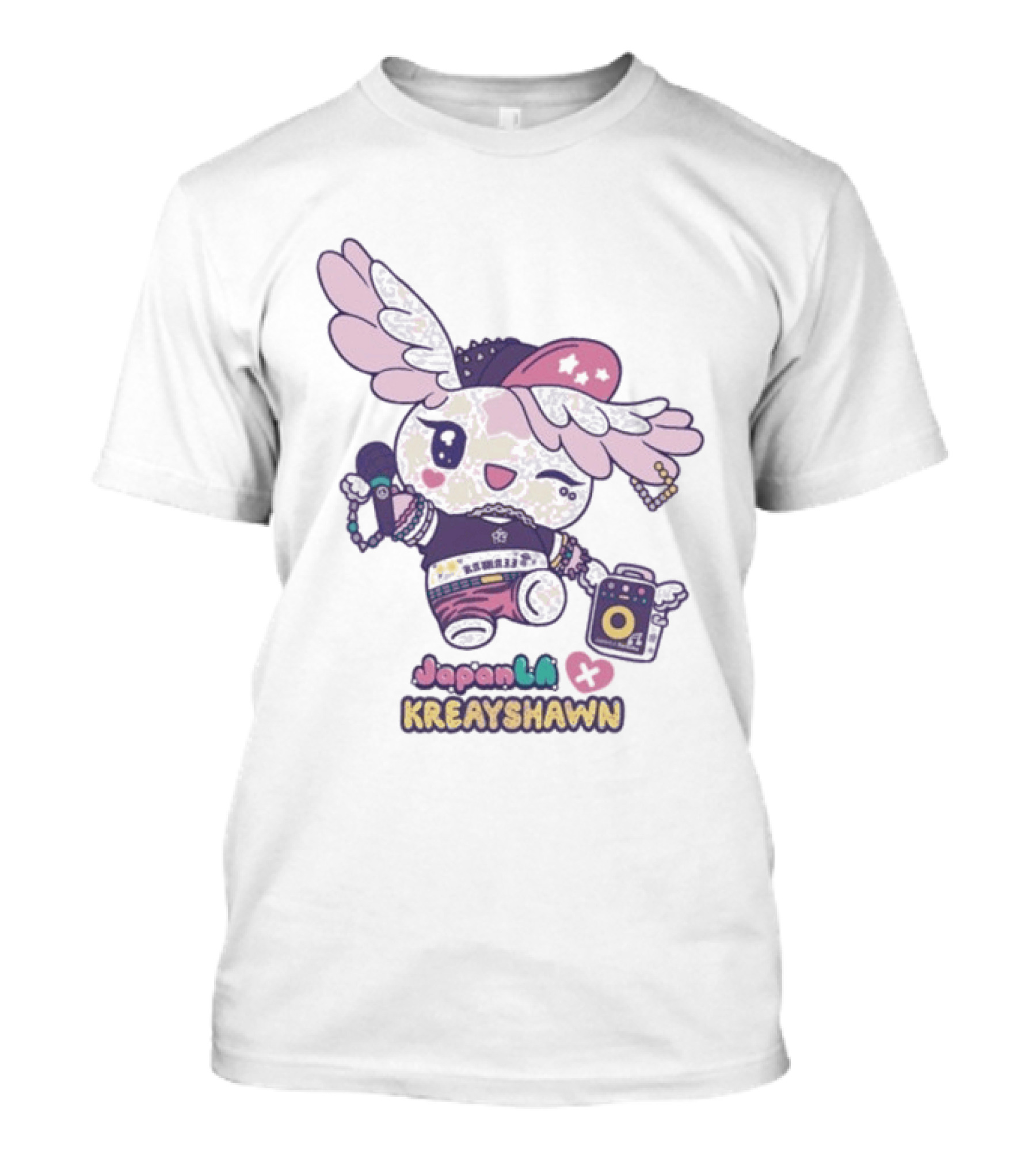 Michi Kreayshawn JapanLA Kawaii Bunny DJ Vibes T-Shirt