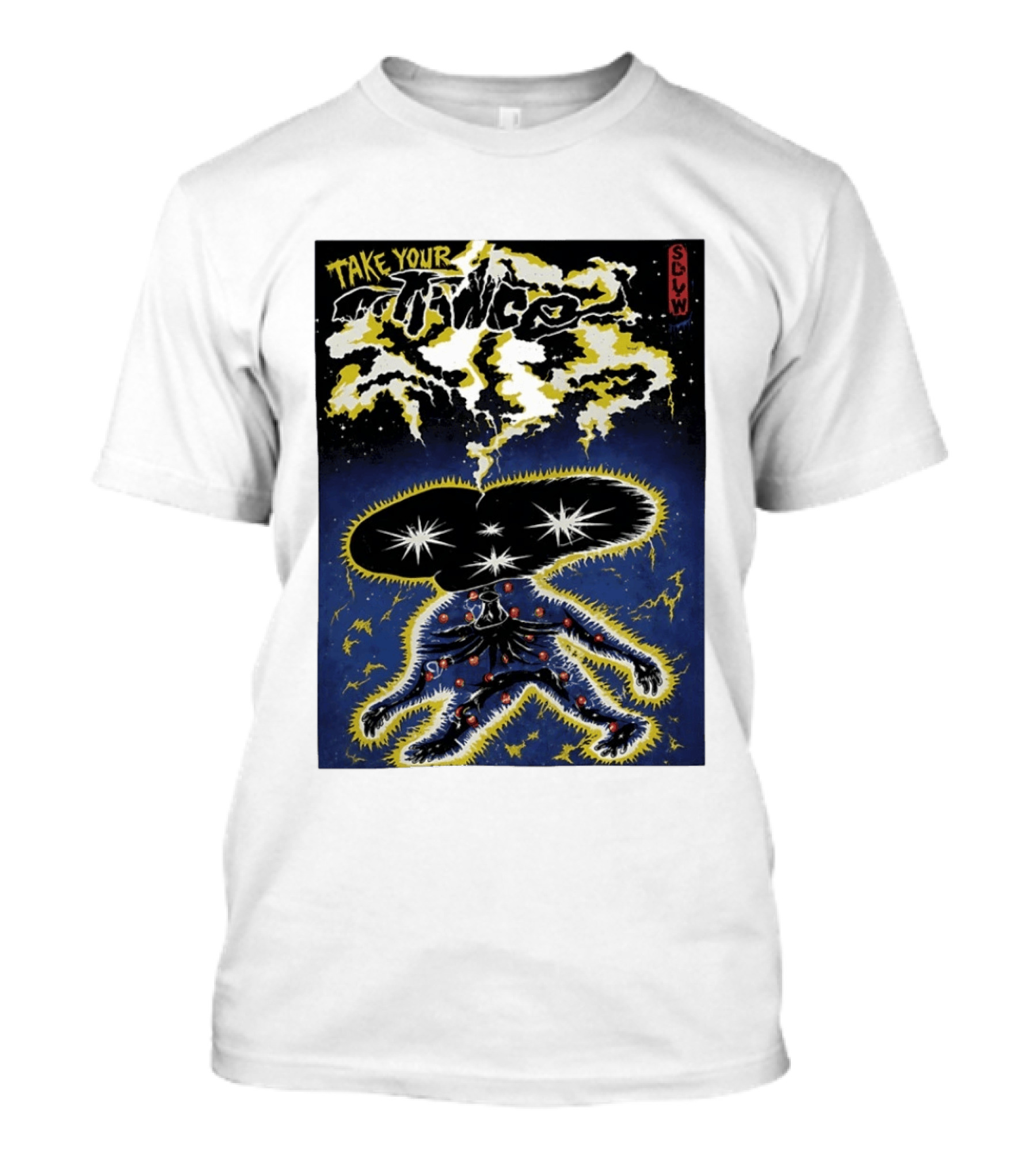 Take Your Chance SLW Electric Cosmic Figure Explosion T-Shirt