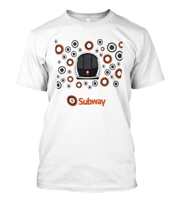 Glasgow Subway Mini Train Driver Subway Circles T-Shirt