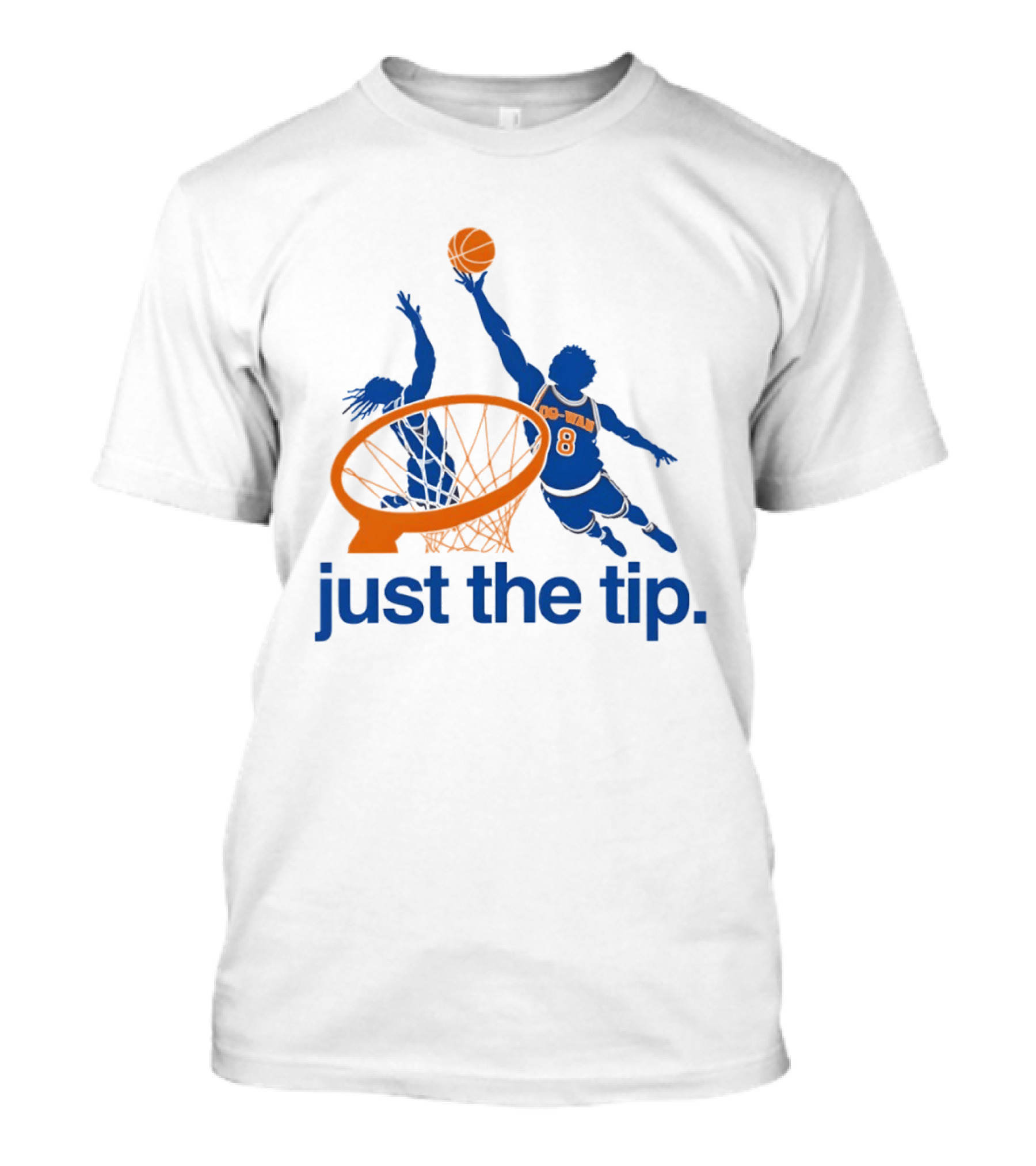OG Anunoby New York Knicks Basketball Just The Tip NBA 2026 T-Shirt