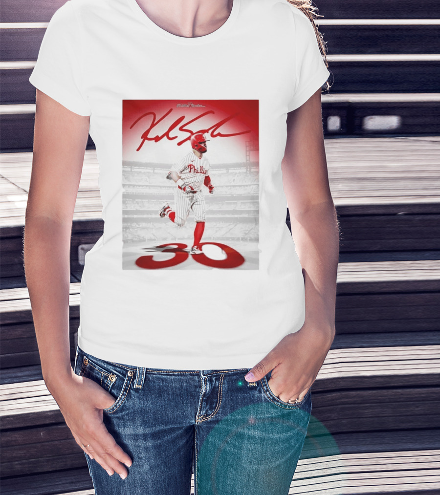 Philadelphia Phillies Kyle Schwarber 30 Home Runs Phillies Stadium T-Shirt