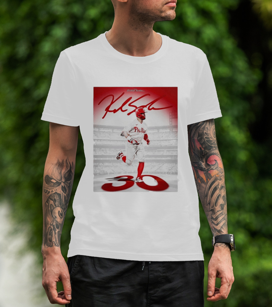 Philadelphia Phillies Kyle Schwarber 30 Home Runs Phillies Stadium T-Shirt