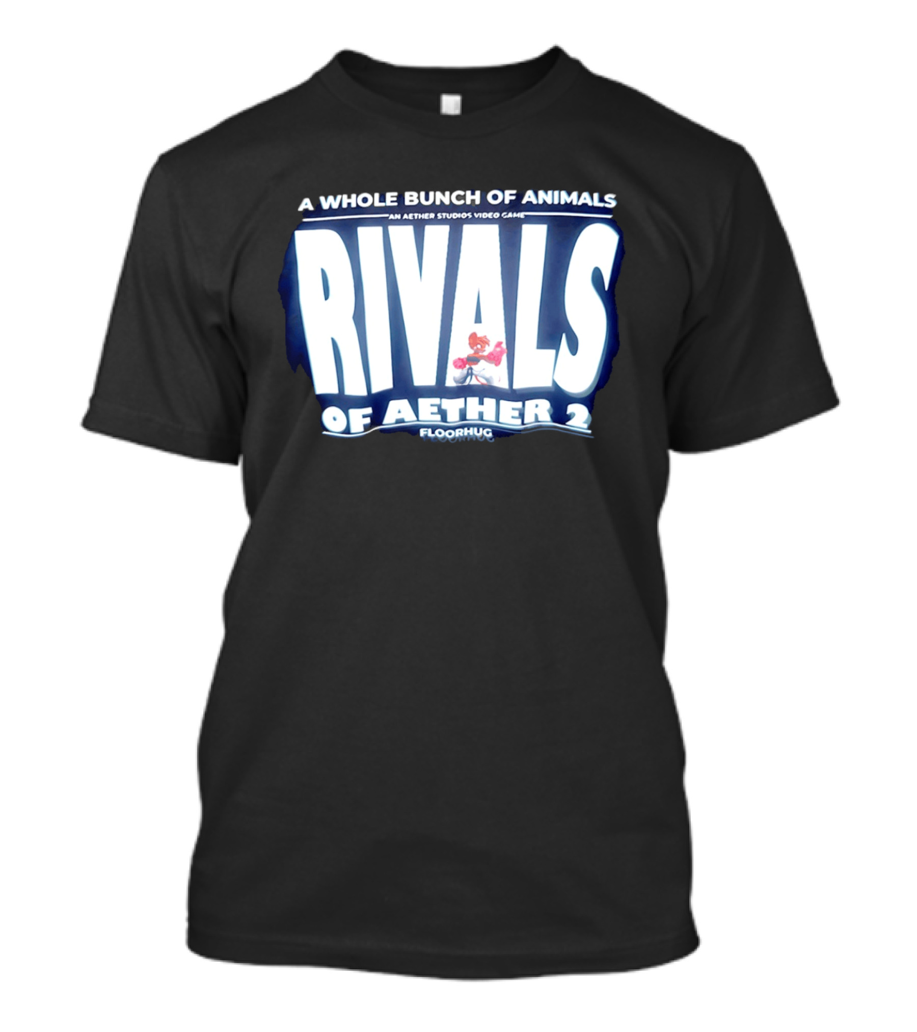 A Whole Bunch Of Animals Rivals Of Aether 2 An Aether Studios Video Game Floorhug T-Shirt