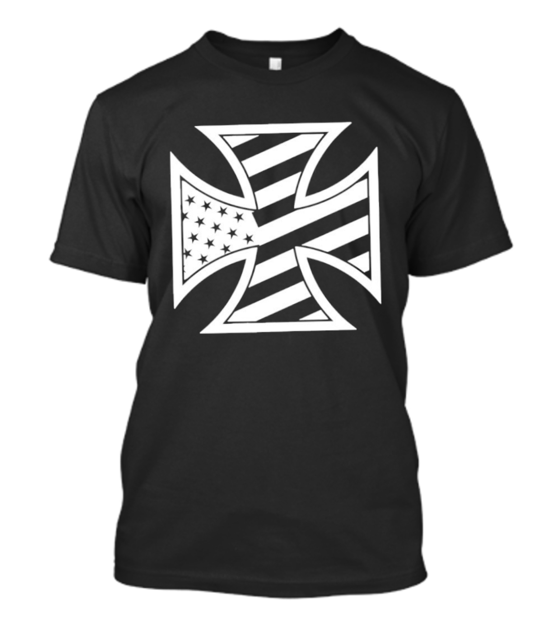 American Flag Iron Cross Stars And Stripes T-Shirt