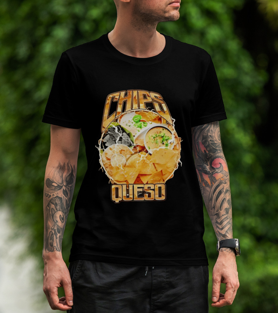 Chips Queso Lightning Bold Flavor Snack Experience T-Shirt