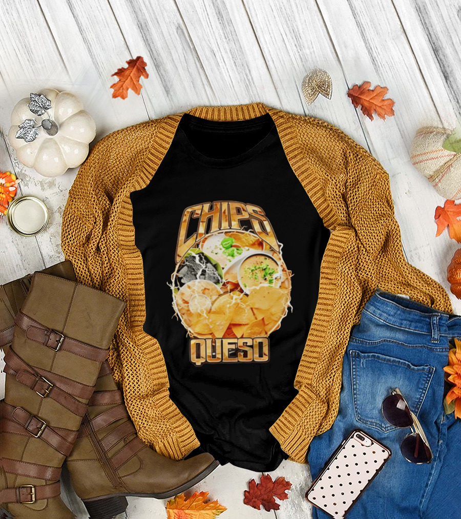 Chips Queso Lightning Bold Flavor Snack Experience T-Shirt