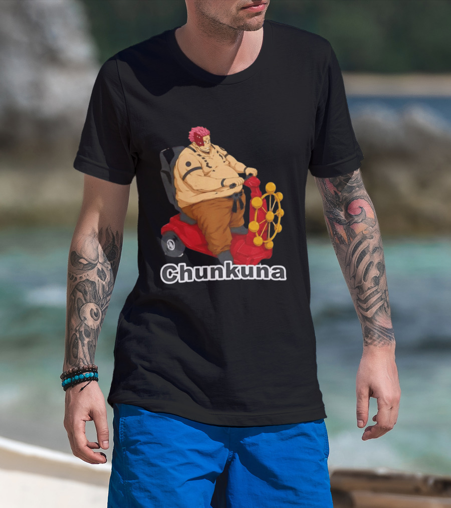 Chunkuna Jujutsu Kaisen Sukuna Parody Anime Manga T-Shirt