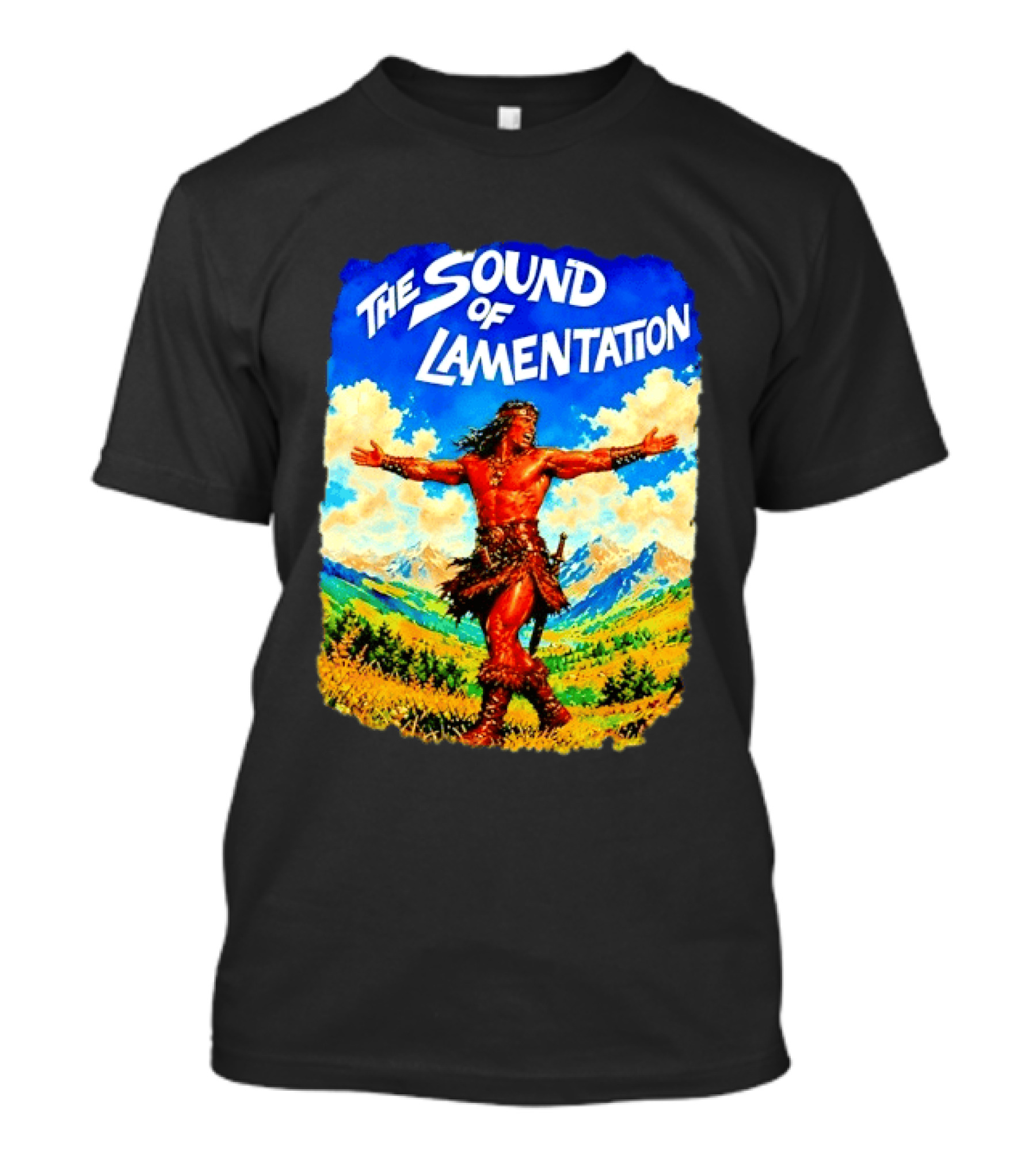 The Sound Of Lamentation Conan The Barbarian Scenic Landscape T-Shirt