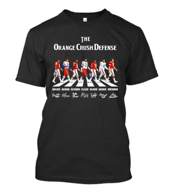 Denver Broncos The Orange Crush Defense Abbey Road Football Legends T-Shirt