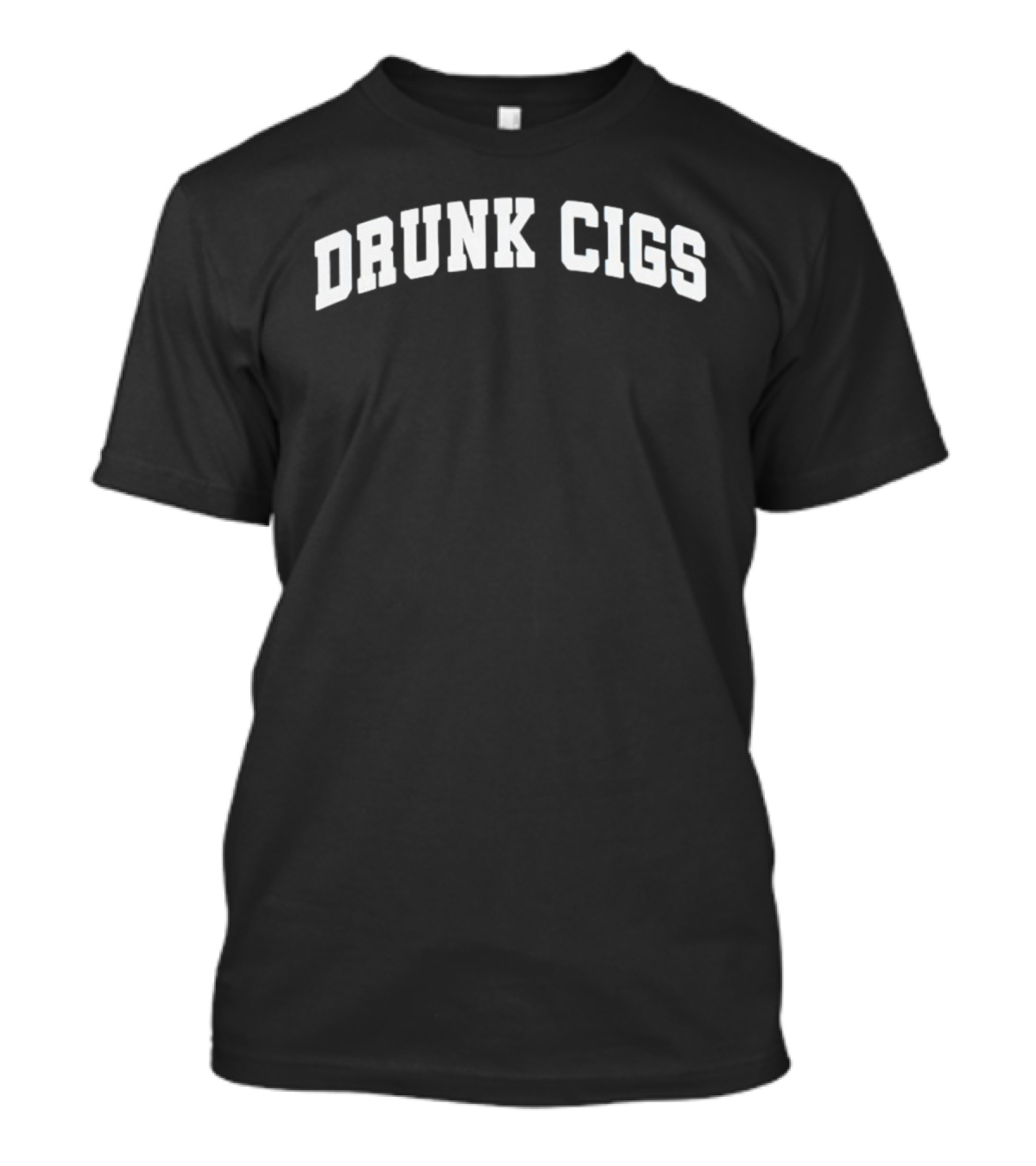 Drunk Cigs Bold Arch T-Shirt