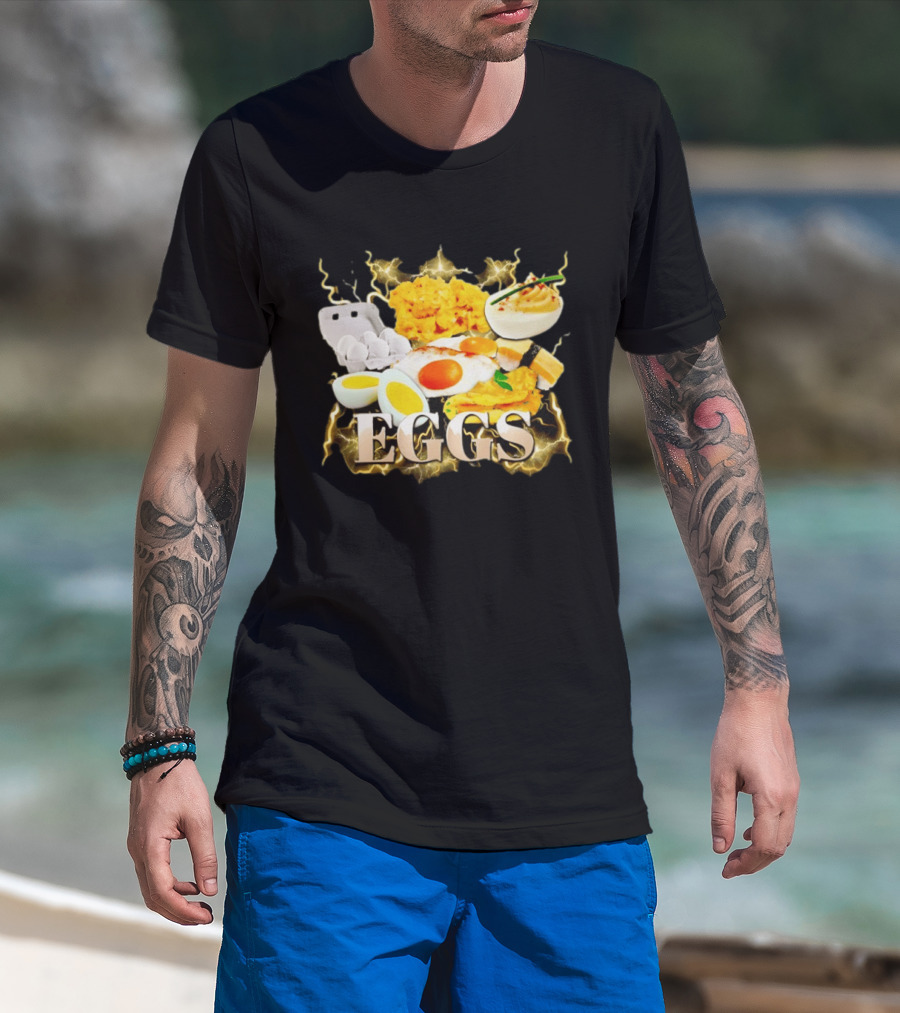 EGGS Lightning Breakfast Explosion Bootleg T-Shirt