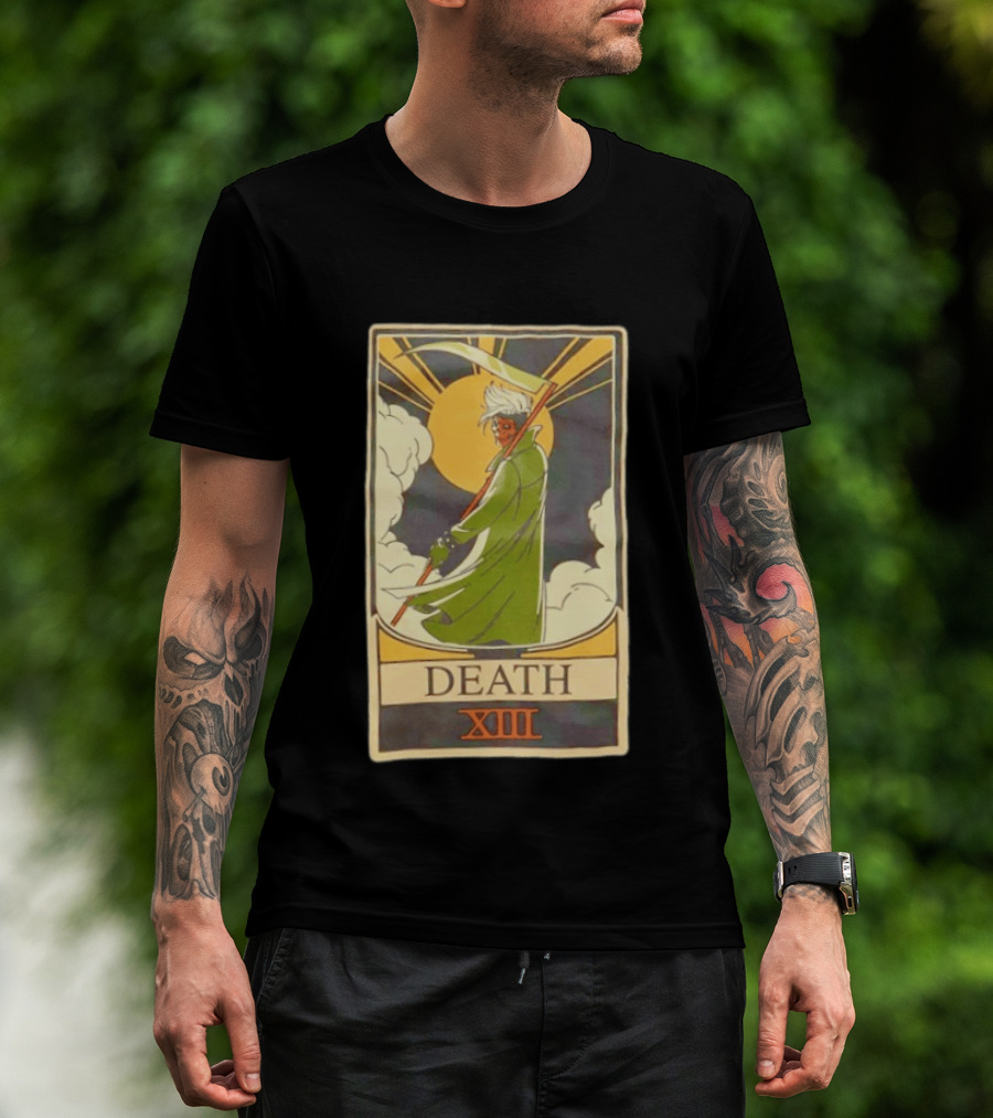 Marvel X Men '97 Gambit Tarot Card Death XIII T-Shirt